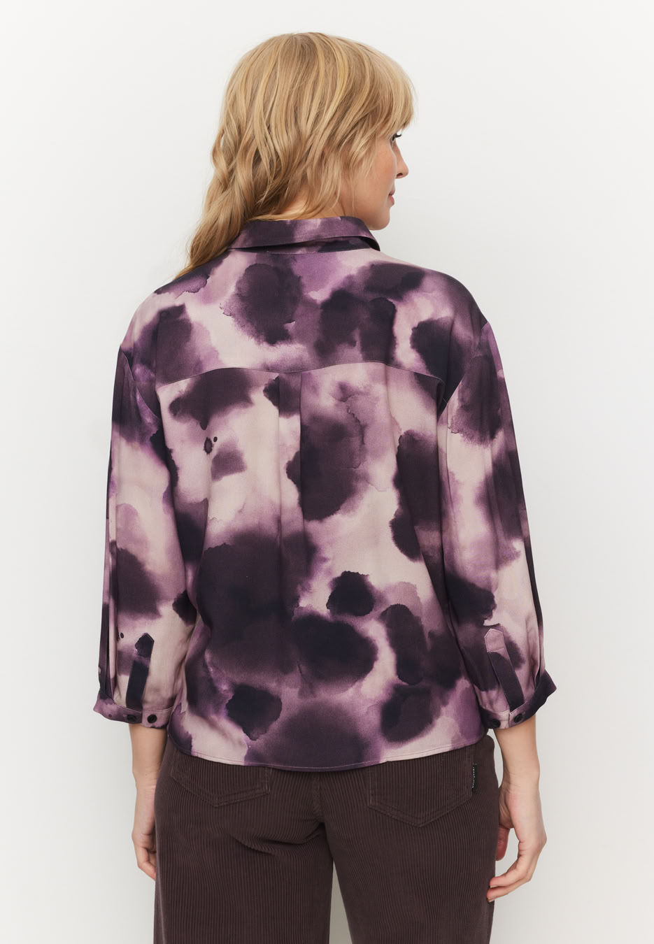 Bluse Cypress Waterdrop dark grape von recolution Bluse Cypress Waterdrop dark grape von recolution