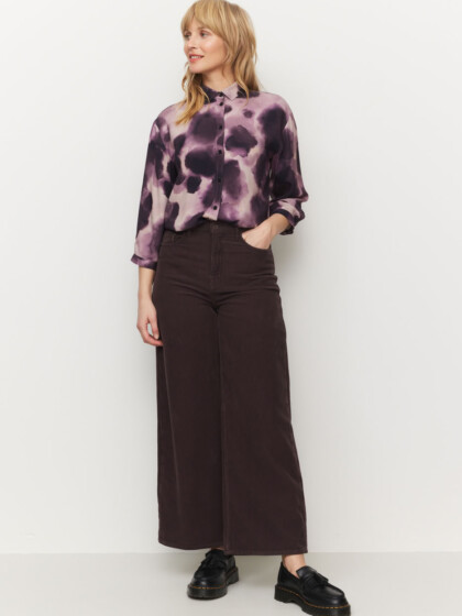Bluse Cypress Waterdrop dark grape von recolution