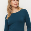 Longsleeve Avenuela deep teal von recolution