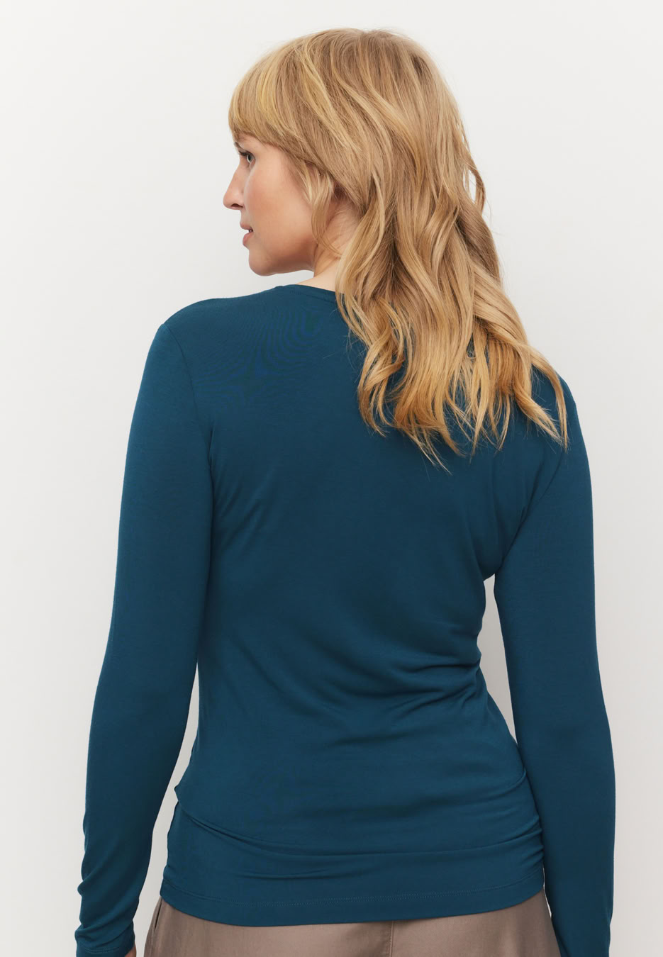 Longsleeve Avenuela deep teal von recolution