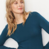 Longsleeve Avenuela deep teal von recolution