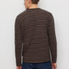 Longsleeve Maca Stripes vinatge brown von recolution