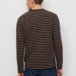 Longsleeve Maca Stripes vinatge brown von recolution Longsleeve Maca Stripes vinatge brown von recolution
