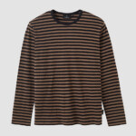 Longsleeve Maca Stripes vinatge brown von recolution Longsleeve Maca Stripes vinatge brown von recolution