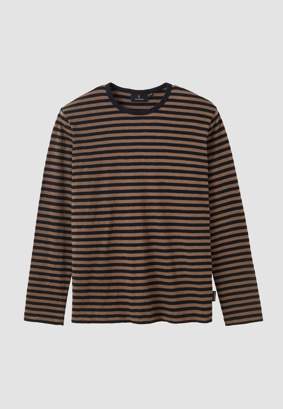 Longsleeve Maca Stripes vinatge brown von recolution Longsleeve Maca Stripes vinatge brown von recolution