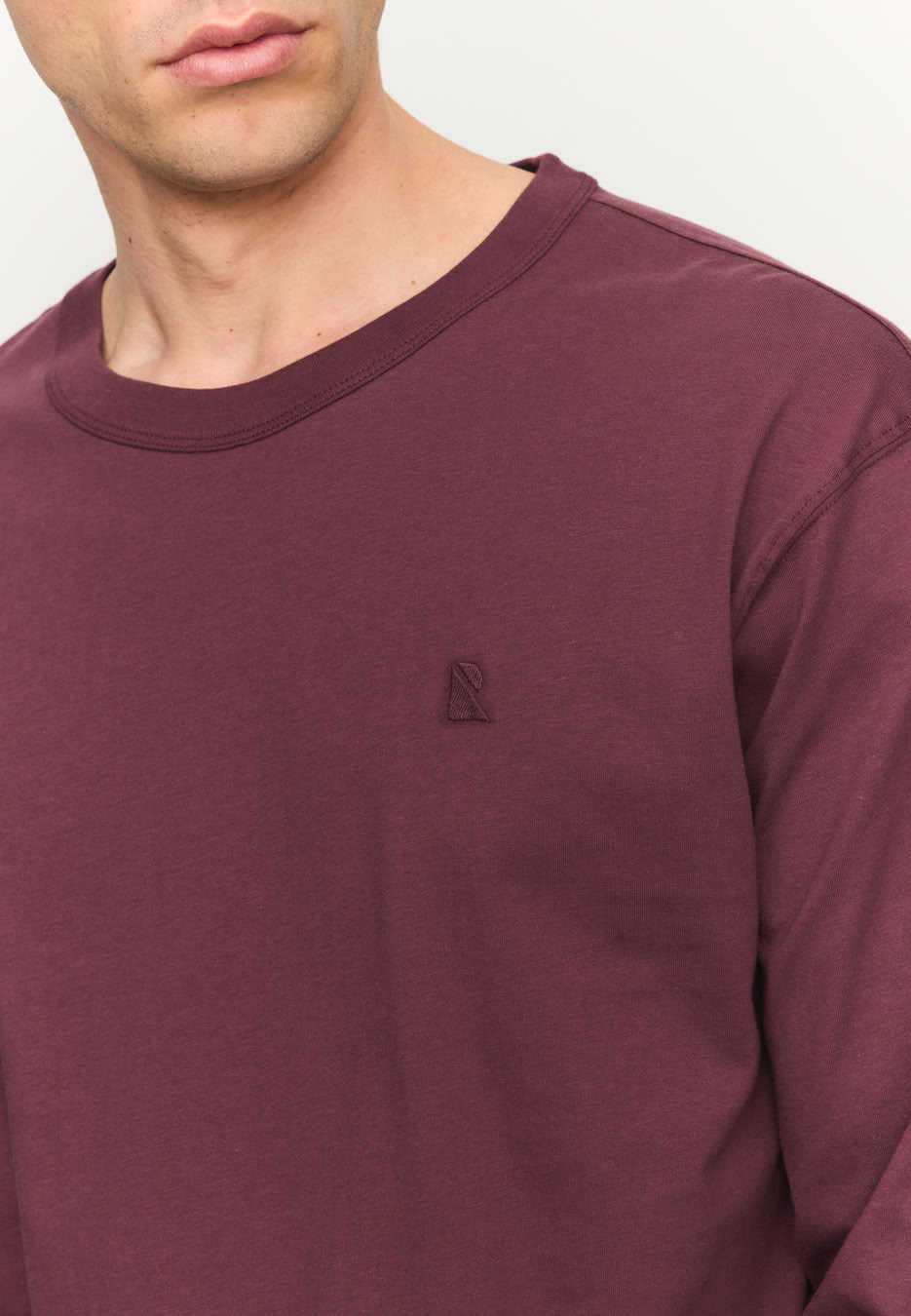 Longsleeve Papaya dark plum von recolution