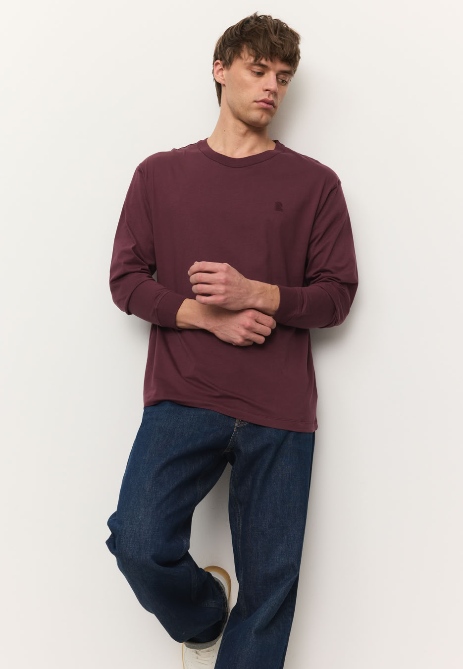 Longsleeve Papaya dark plum von recolution