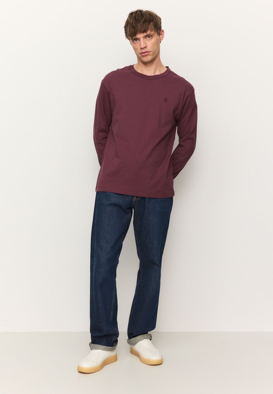 Longsleeve Papaya dark plum von recolution
