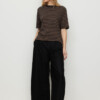T-Shirt Azolla Stripes vintage brown von recolution