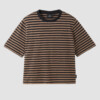 T-Shirt Azolla Stripes vintage brown von recolution