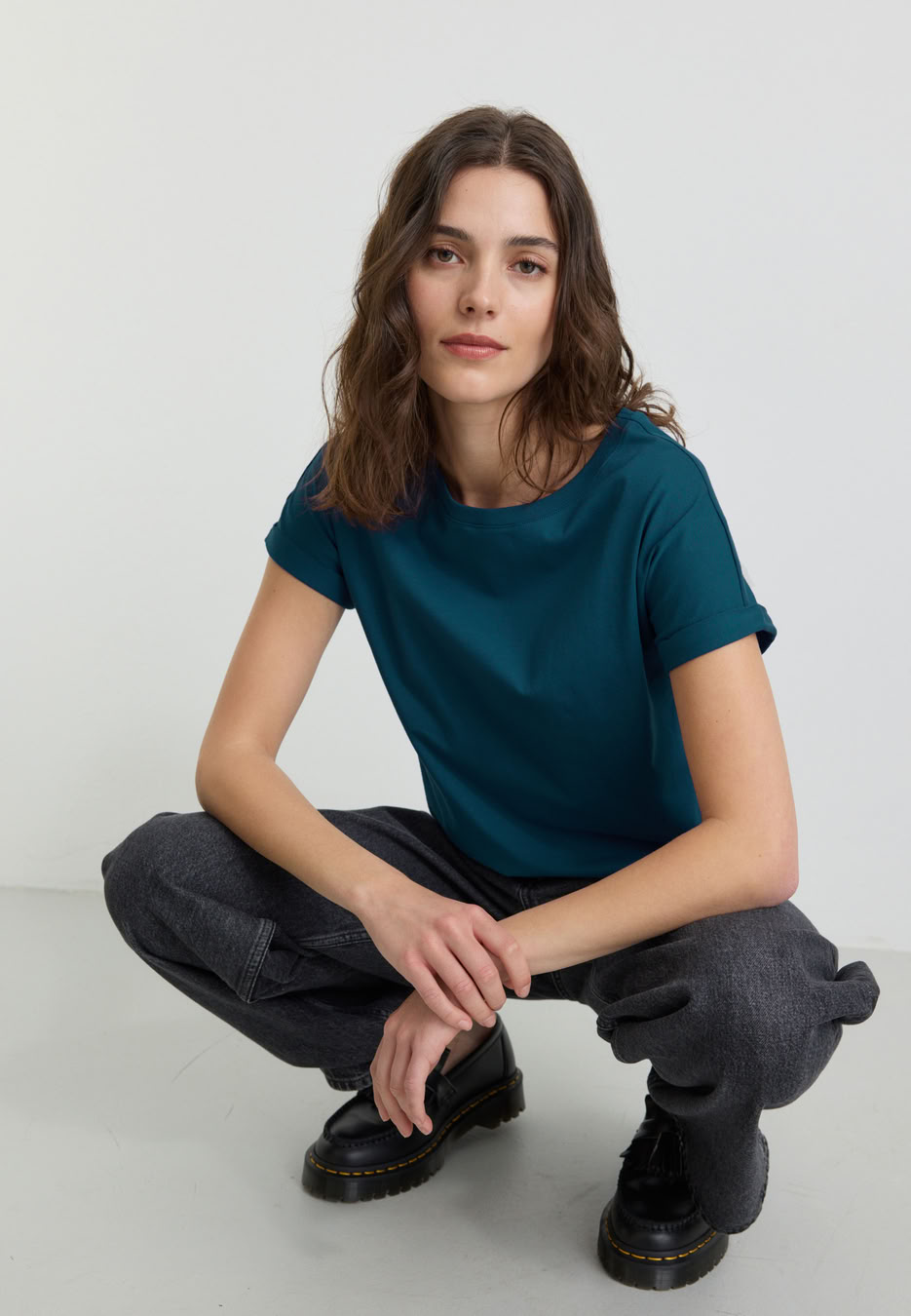 T-Shirt Cayenne deep teal von recolution