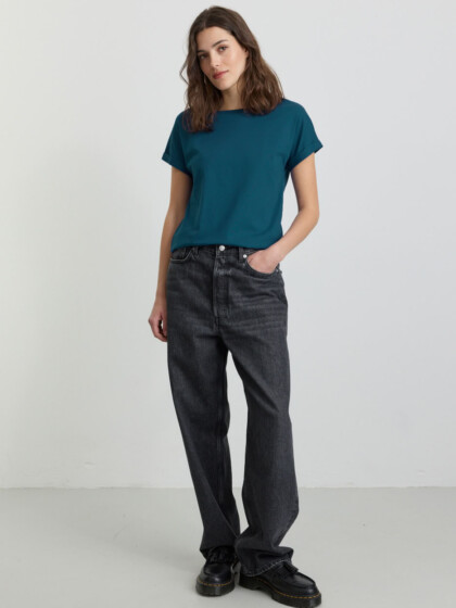 T-Shirt Cayenne deep teal von recolution