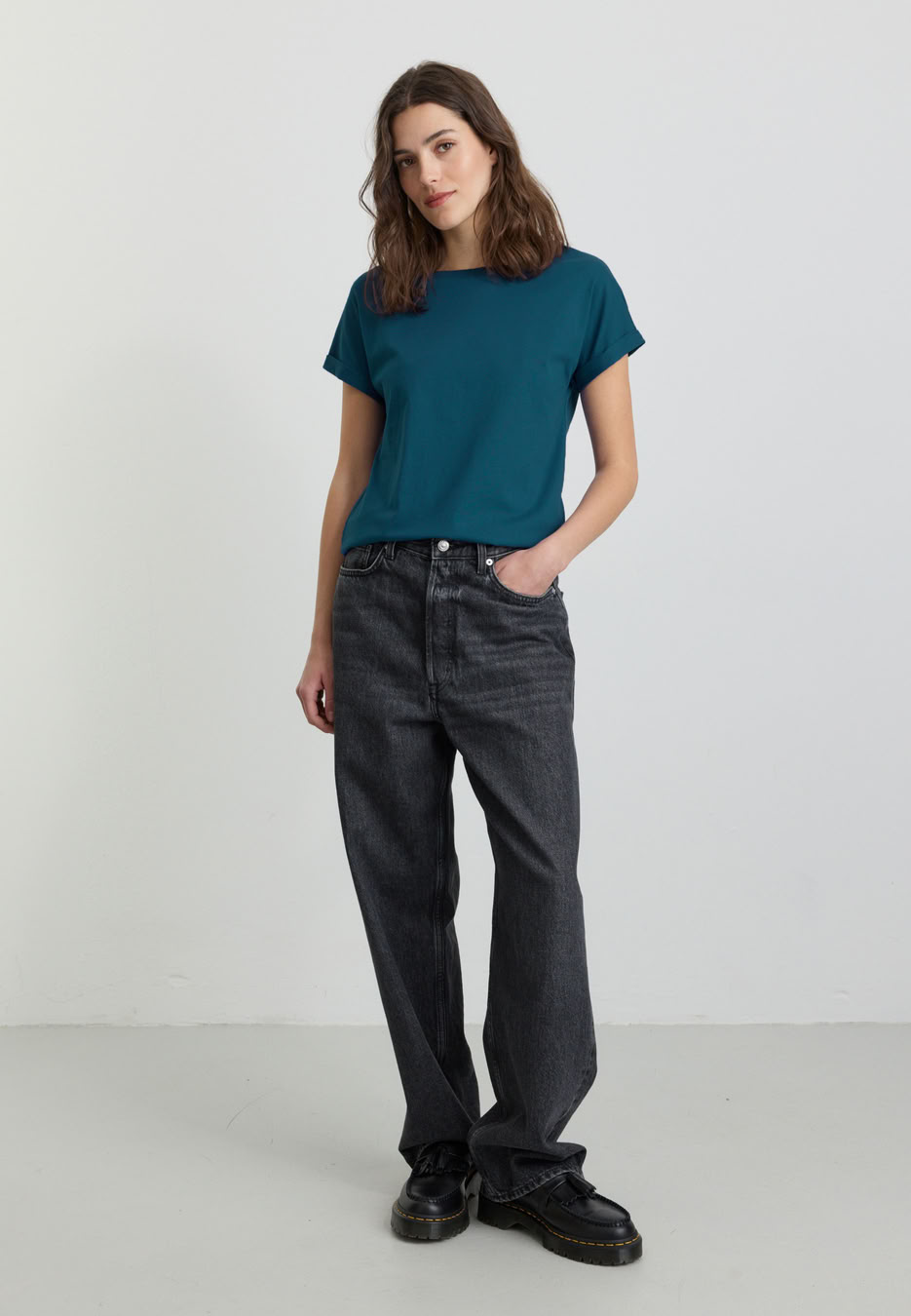 T-Shirt Cayenne deep teal von recolution